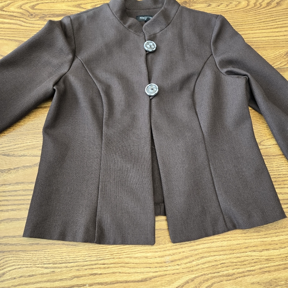 Brown Women's Pants Suit